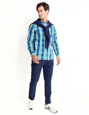 Camisa casual Weekend de algodón manga larga para hombre