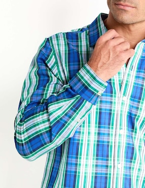 Camisa casual Weekend de algodón manga larga para hombre