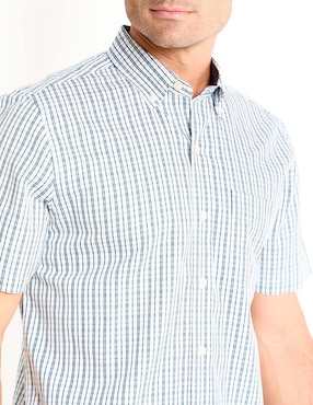 Camisa casual Weekend de algodón manga corta para hombre