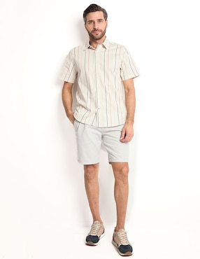 Camisa casual Weekend manga corta para hombre