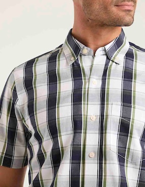 Camisa casual Weekend de algodón manga corta para hombre