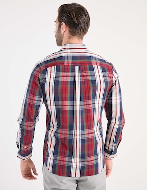 Camisa business casual Weekend de algodón manga larga para hombre
