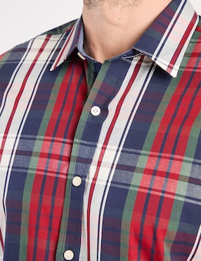 Camisa business casual Weekend de algodón manga larga para hombre