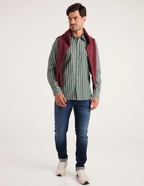 Camisa casual Weekend manga larga para hombre