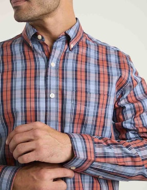 Camisa casual Weekend de algodón manga larga para hombre