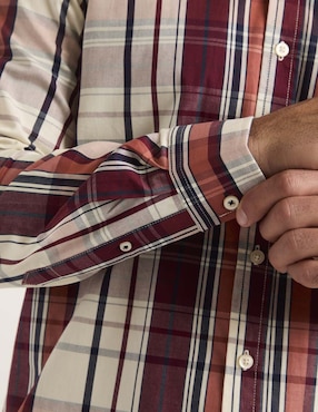 Camisa casual Weekend de algodón manga larga para hombre