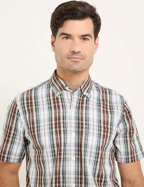 Camisa casual Weekend de algodón manga corta para hombre