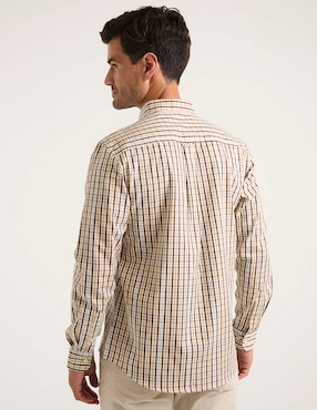 Camisa casual Weekend de algodón manga larga para hombre
