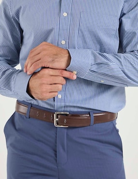 Camisa Business casual Weekend de algodón manga larga para hombre