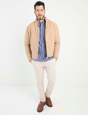 Camisa casual Weekend de algodón manga larga para hombre