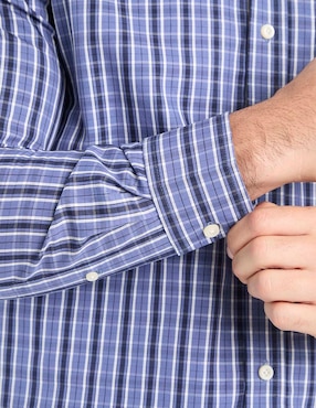 Camisa casual Weekend de algodón manga larga para hombre