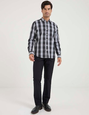 Camisa casual Weekend de algodón manga larga para hombre