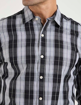 Camisa casual Weekend de algodón manga larga para hombre