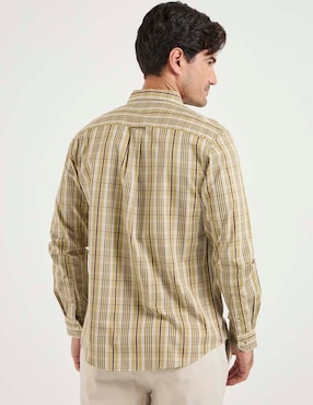 Camisa casual Weekend de algodón manga larga para hombre