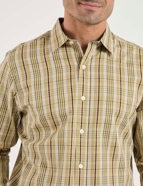 Camisa casual Weekend de algodón manga larga para hombre