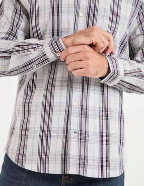 Camisa casual Weekend de algodón manga larga para hombre