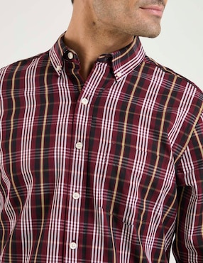 Camisa casual Weekend de algodón manga larga para hombre