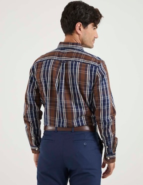 Camisa casual Weekend de algodón manga larga para hombre