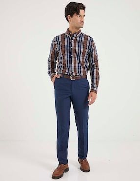 Camisa casual Weekend de algodón manga larga para hombre