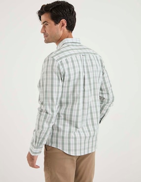 Camisa casual Weekend de algodón manga larga para hombre