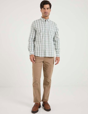 Camisa casual Weekend de algodón manga larga para hombre