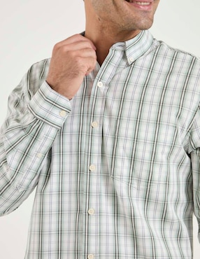 Camisa casual Weekend de algodón manga larga para hombre