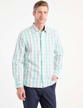 Camisa casual Weekend manga larga para hombre