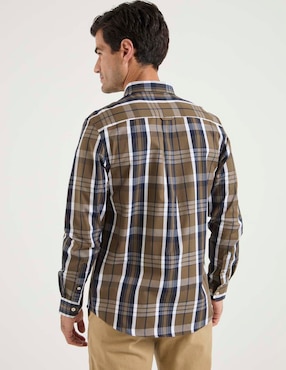 Camisa casual Weekend de algodón manga larga para hombre