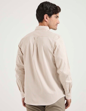 Camisa casual Weekend de algodón manga larga para hombre