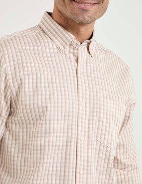 Camisa casual Weekend de algodón manga larga para hombre