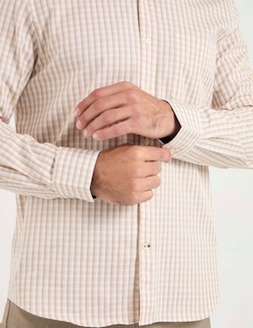 Camisa casual Weekend de algodón manga larga para hombre