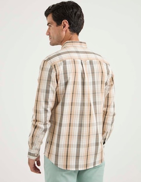 Camisa casual Weekend de algodón manga larga para hombre