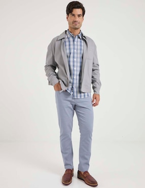 Camisa casual Weekend de algodón manga larga para hombre
