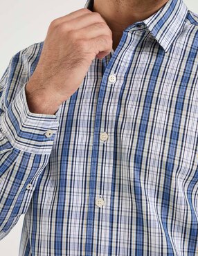 Camisa casual Weekend de algodón manga larga para hombre