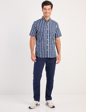 Camisa casual Weekend de algodón manga corta para hombre