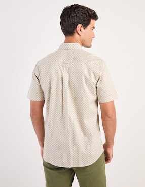 Camisa casual Weekend de algodón manga corta para hombre