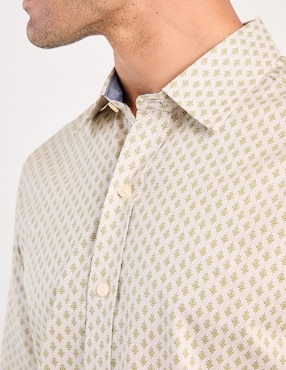 Camisa casual Weekend de algodón manga corta para hombre