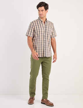 Camisa casual Weekend de algodón manga corta para hombre