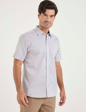 Camisa casual Weekend de algodón manga larga para hombre