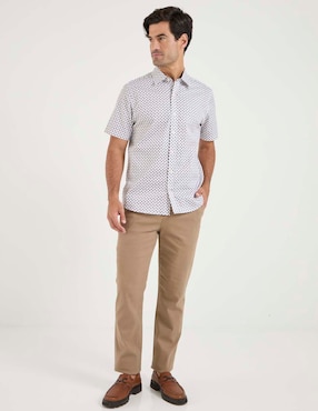 Camisa casual Weekend de algodón manga larga para hombre
