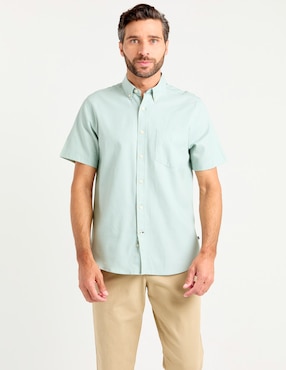 Camisa casual Weekend de algodón manga corta para hombre