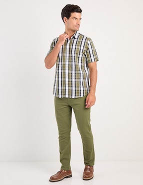 Camisa casual Weekend de algodón manga corta para hombre
