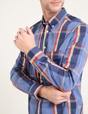 Camisa casual Weekend de algodón manga Larga para hombre