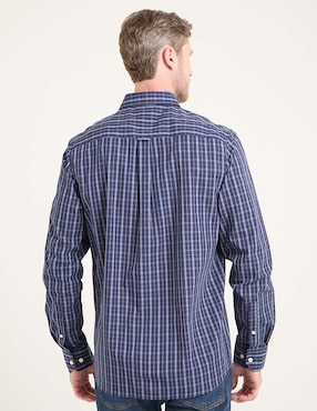 Camisa business casual Weekend de algodón manga Larga para hombre