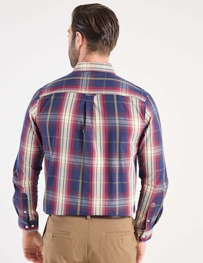 Camisa casual Weekend de algodón manga larga para hombre