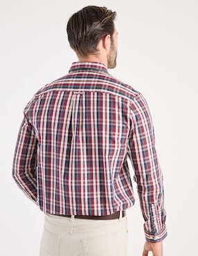 Camisa business casual Weekend de algodón manga larga para hombre