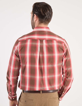 Camisa casual Weekend de algodón manga larga para hombre
