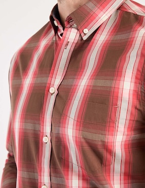 Camisa casual Weekend de algodón manga larga para hombre