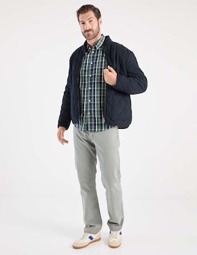 Camisa casual Weekend de algodón manga corta para hombre