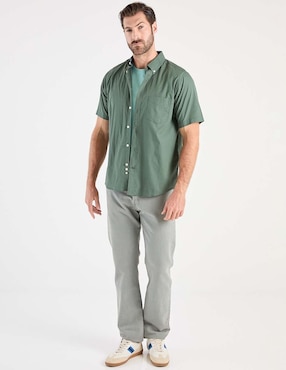 Camisa casual Weekend de algodón manga corta para hombre